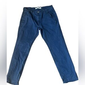 Signature Levi Mens 34 x 32 S67 Athletic Navy Pants